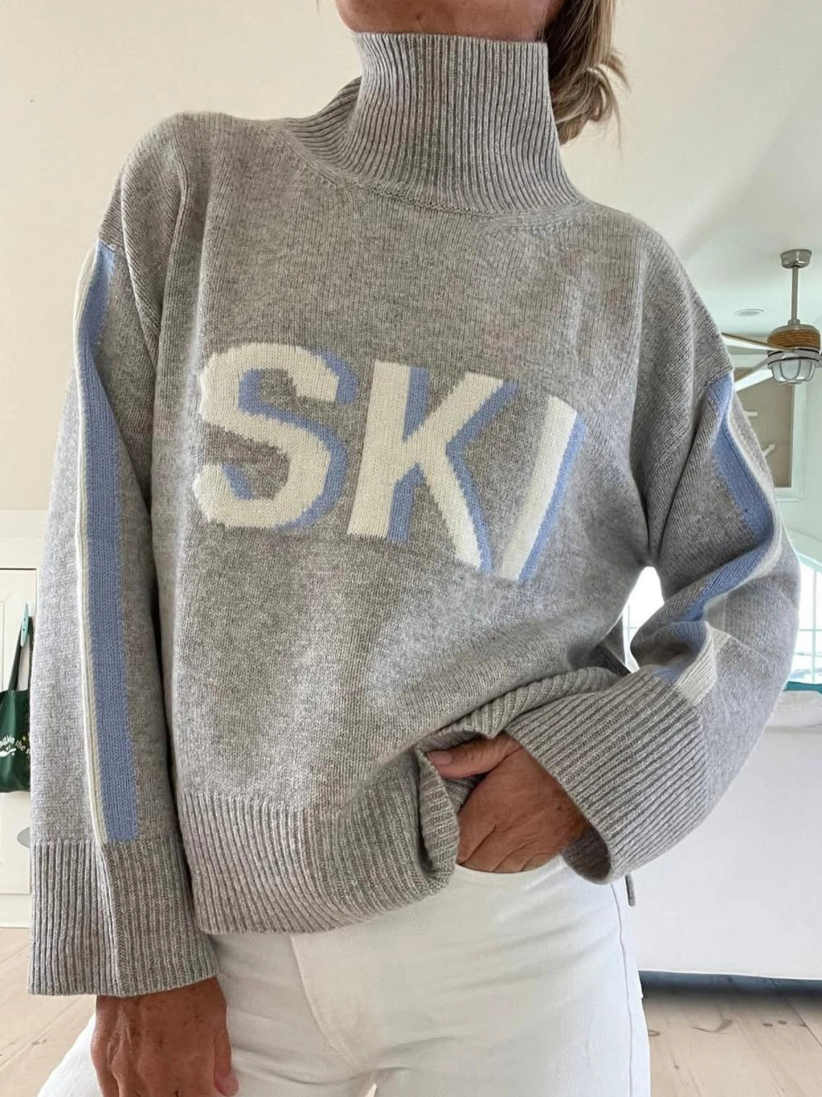 Retro Cashmere Coltrui Ski Sweater