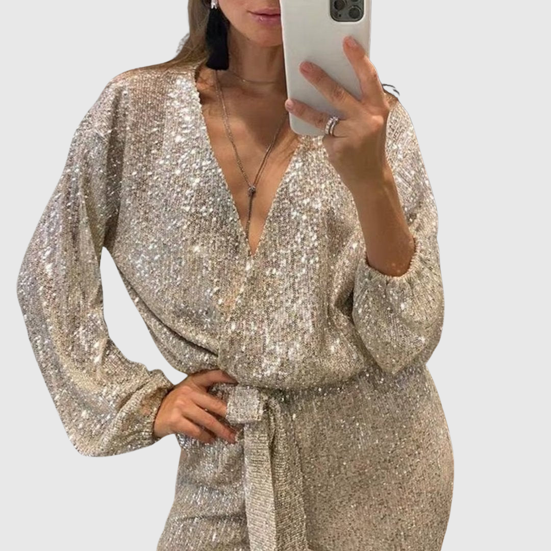 Aralyn | Lesklý party overal