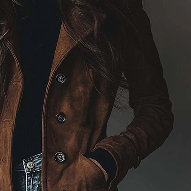 ADELA™|DLOHÝ ELEGANTNÝ KABÁT