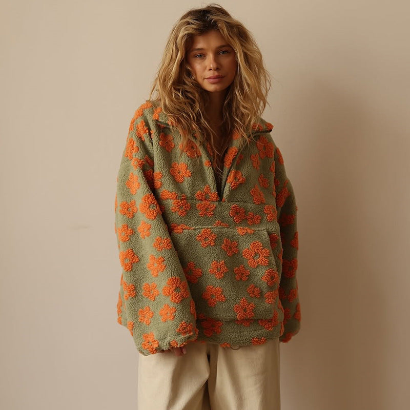 Daisy Teplý Fleece Svetre