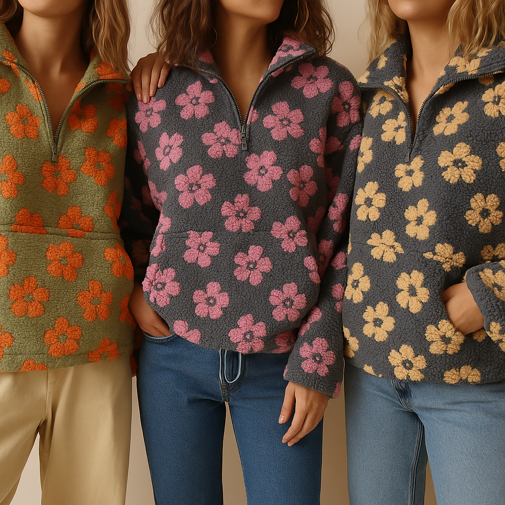 Daisy Teplý Fleece Svetre