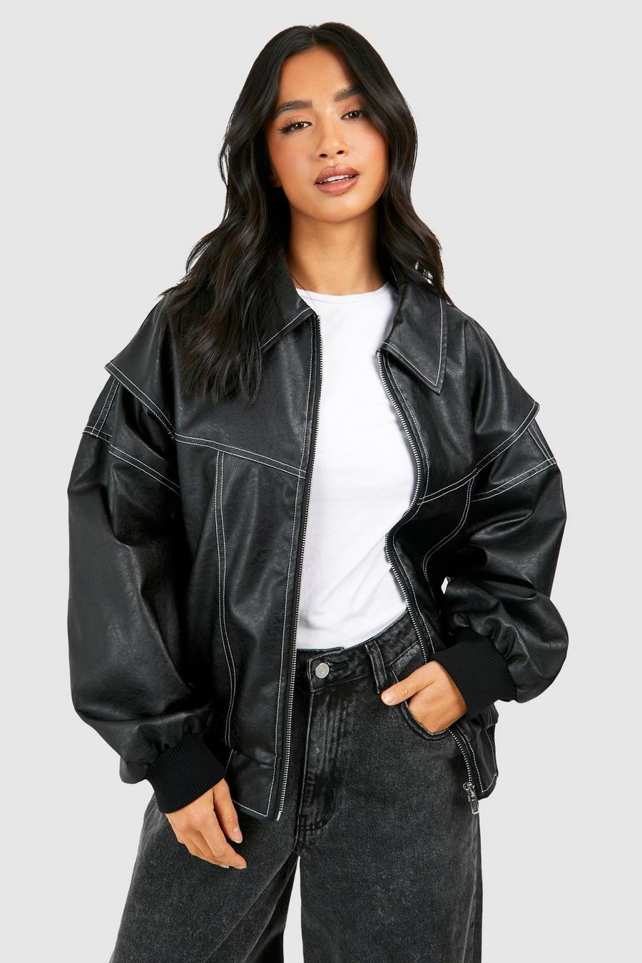 ONA - Kožená bomber bunda