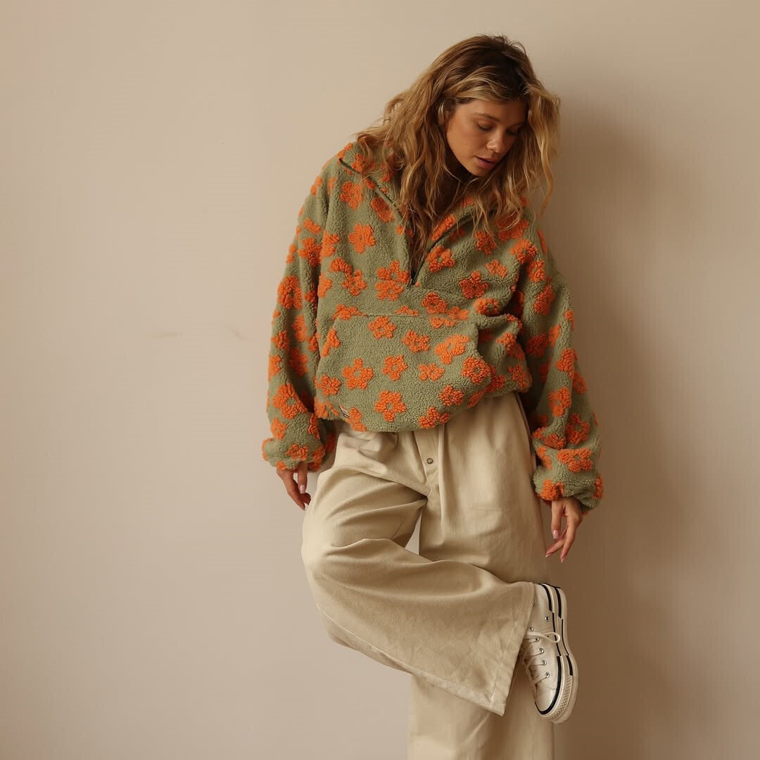 Daisy Teplý Fleece Svetre