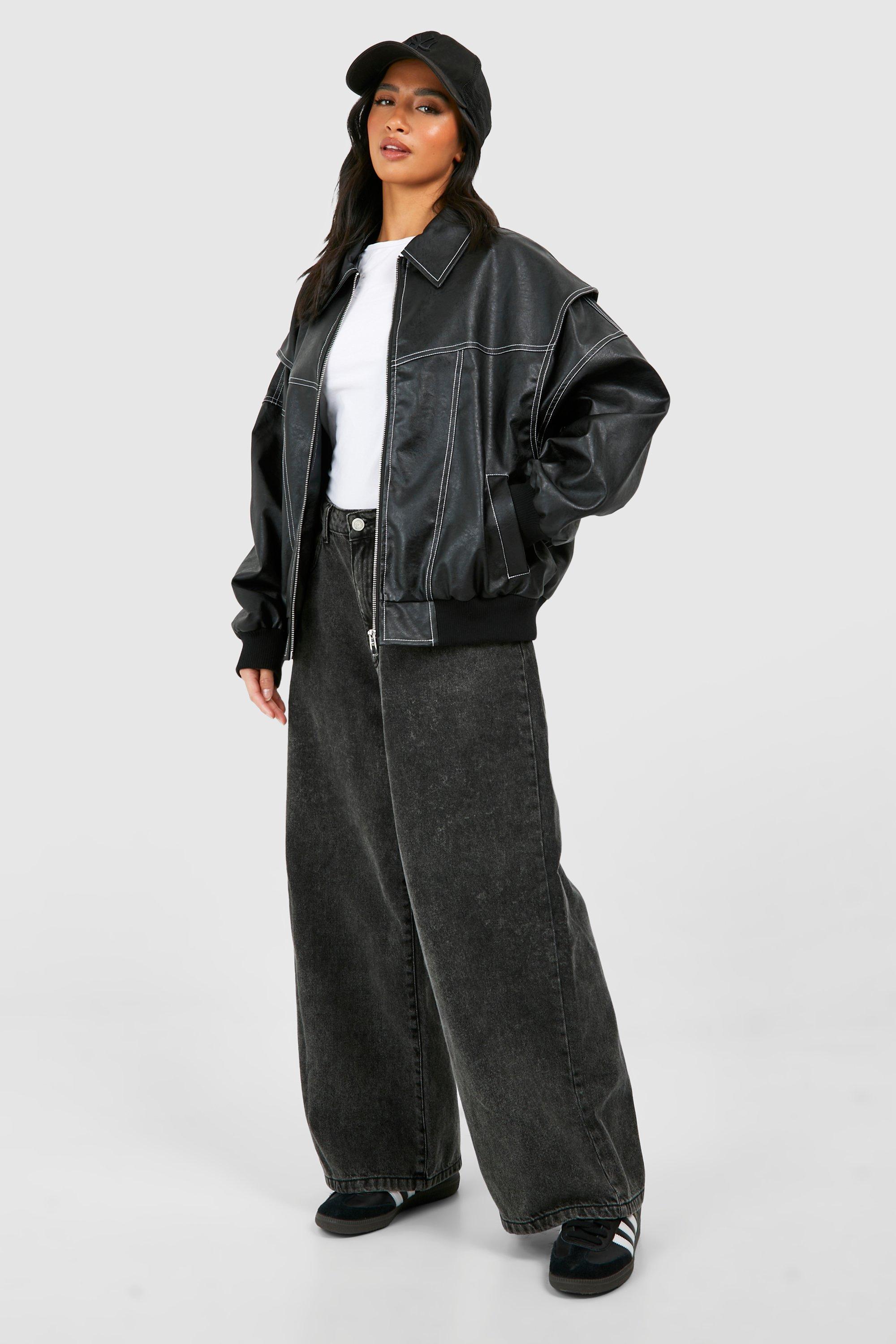 ONA - Kožená bomber bunda