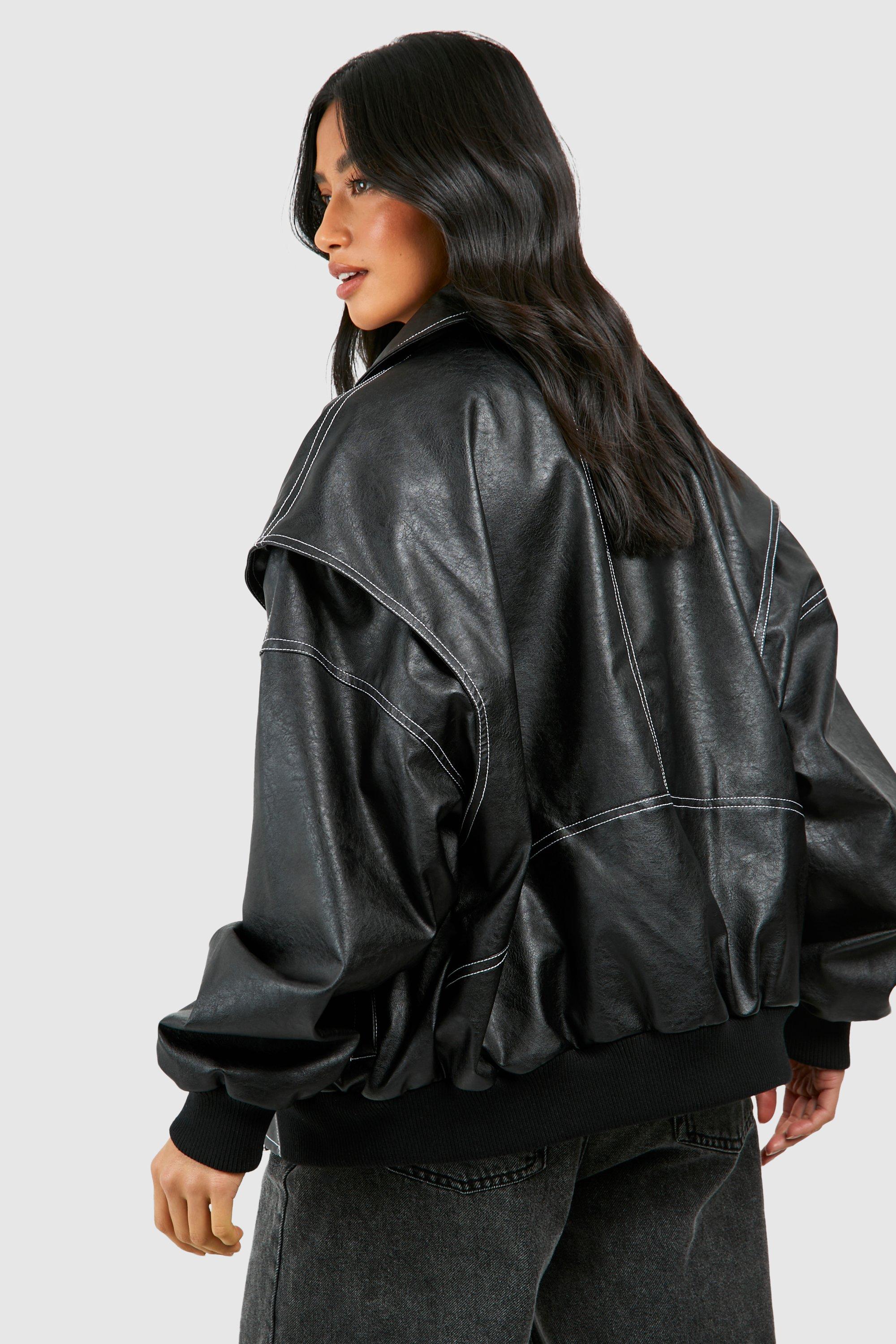 ONA - Kožená bomber bunda