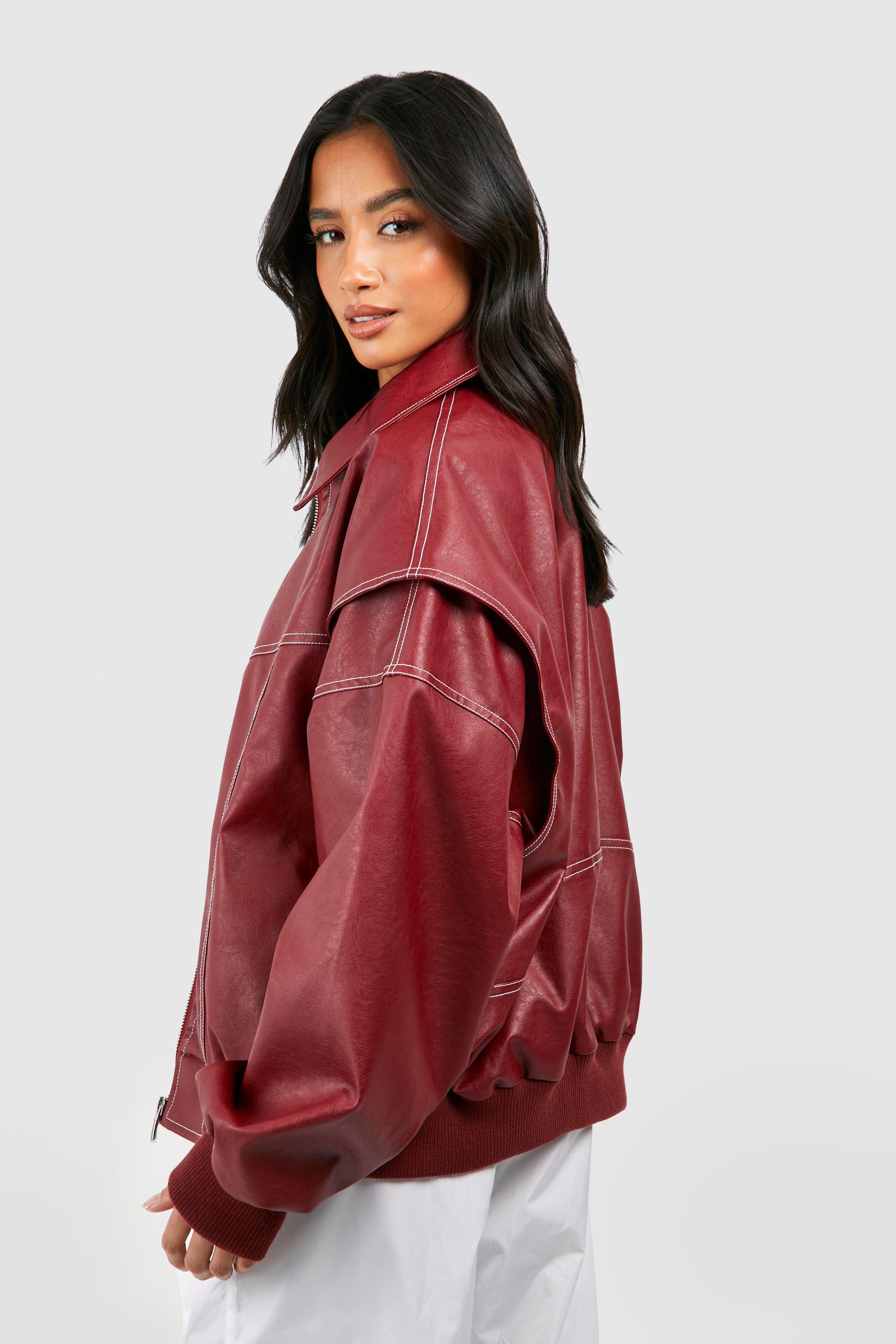 ONA - Kožená bomber bunda