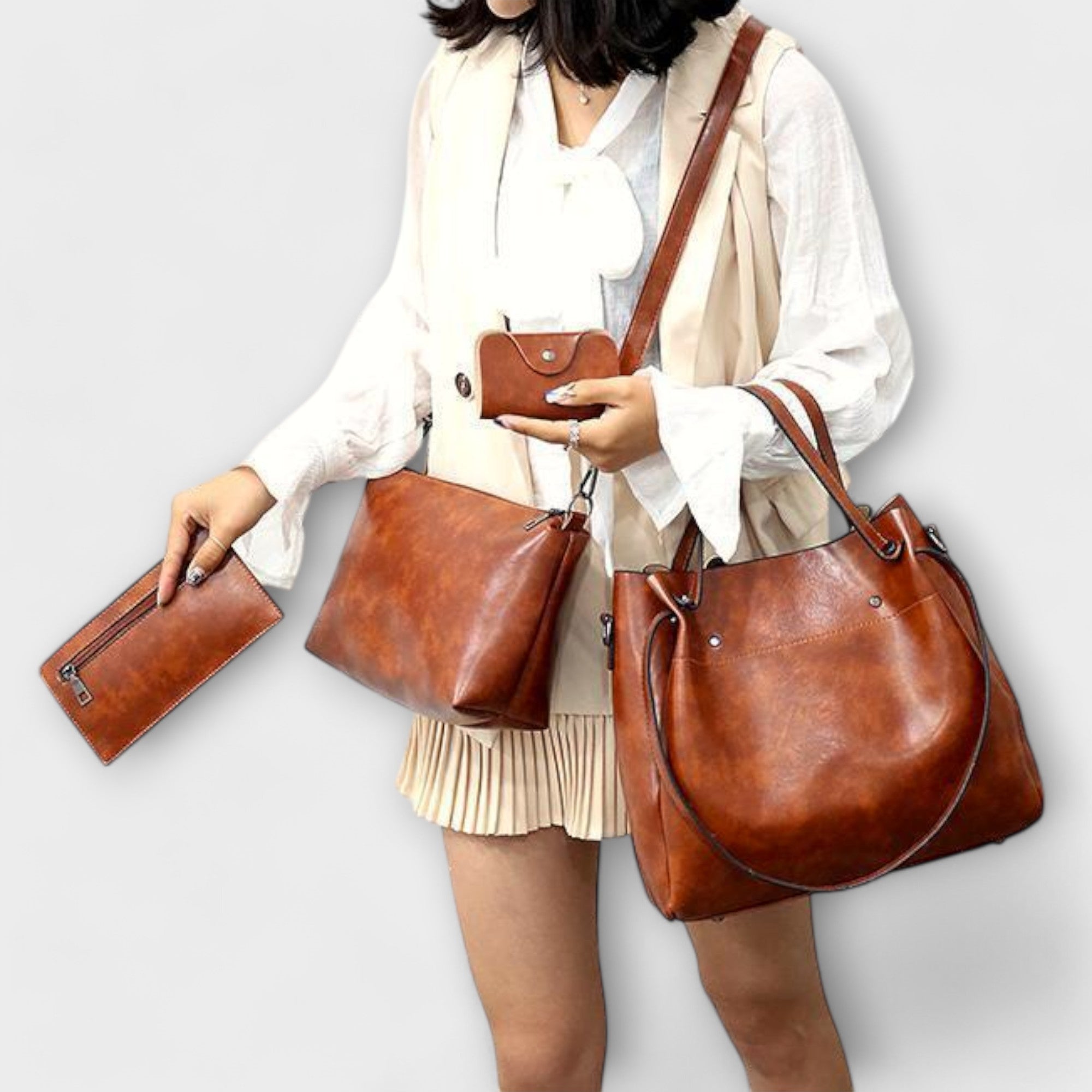 Valentyna - 4-Dielna Súprava Vintage Tote