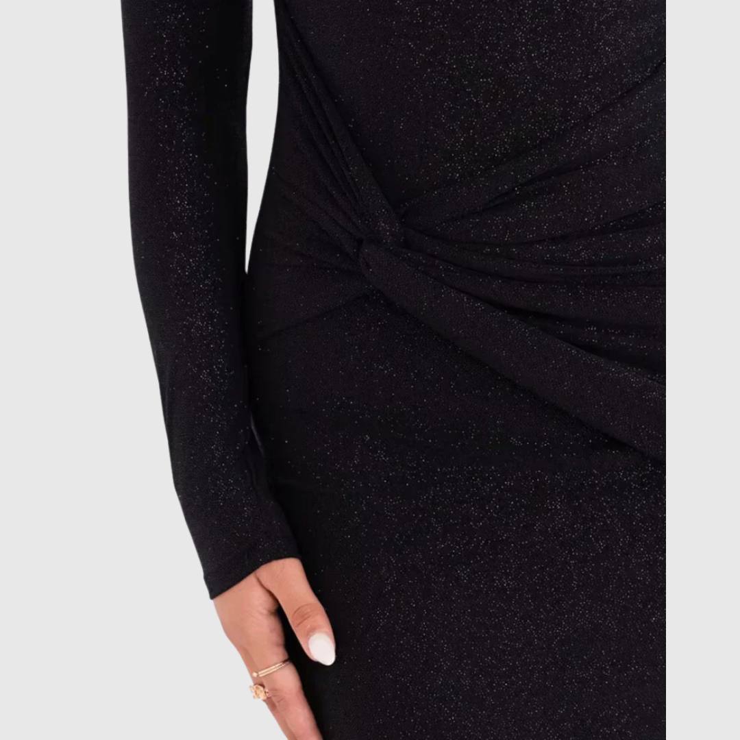 Vionne | Lesklé Maxi Šaty