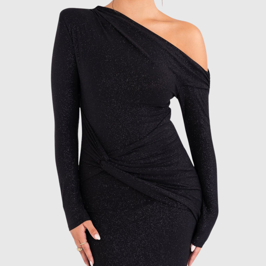 Vionne | Lesklé Maxi Šaty