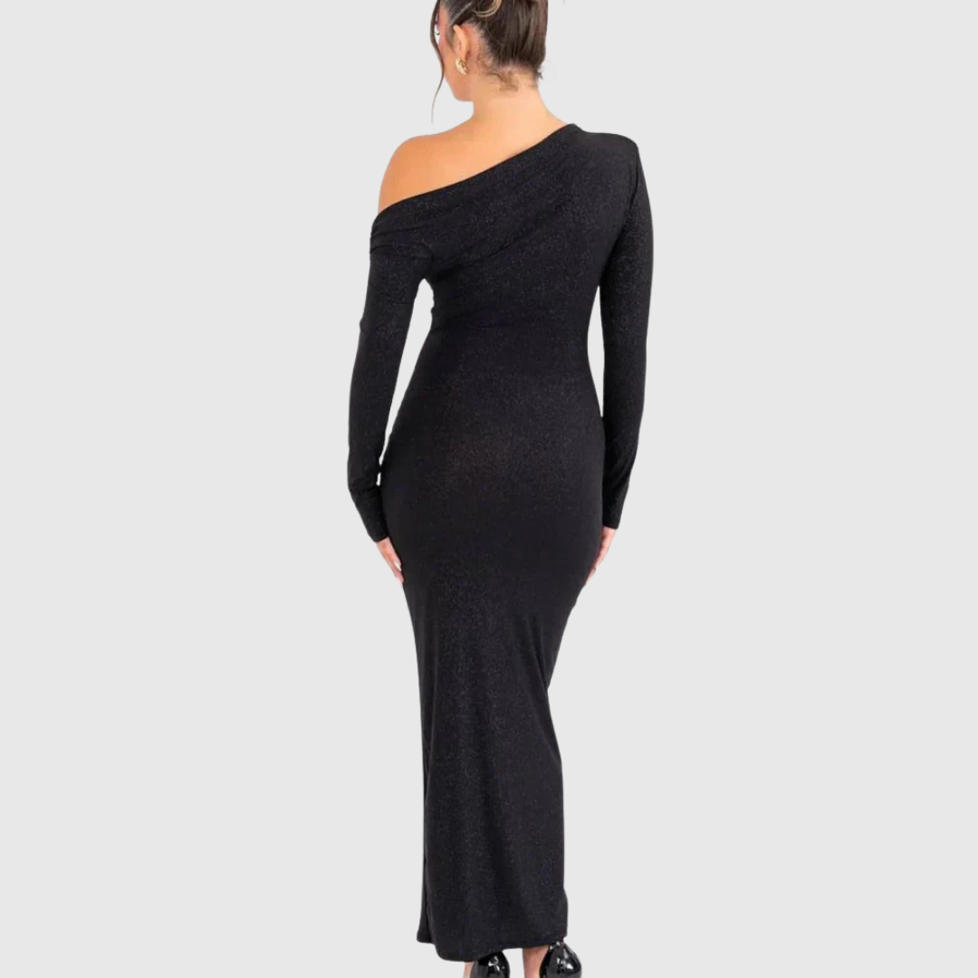 Vionne | Lesklé Maxi Šaty