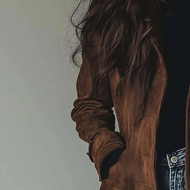ADELA™|DLOHÝ ELEGANTNÝ KABÁT